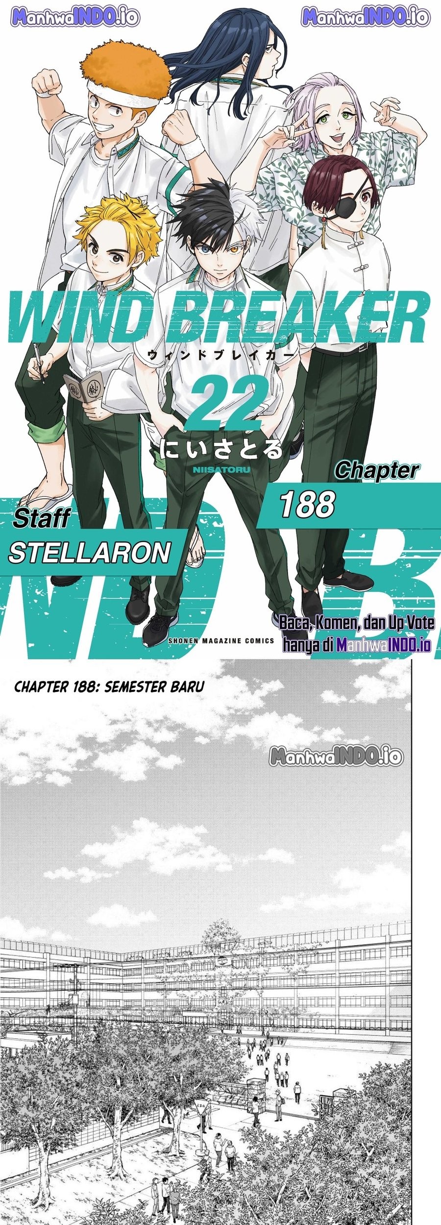 Baca Komik Wind Breaker (NII Satoru) Chapter 188 Gambar 1
