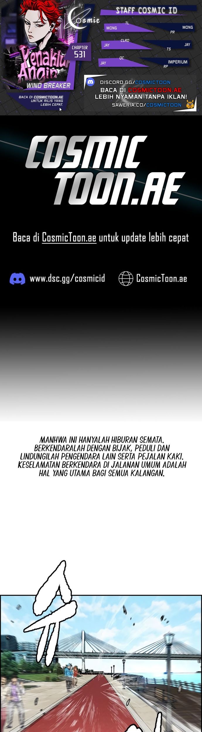 Baca Komik Wind Breaker Chapter 531 Gambar 1