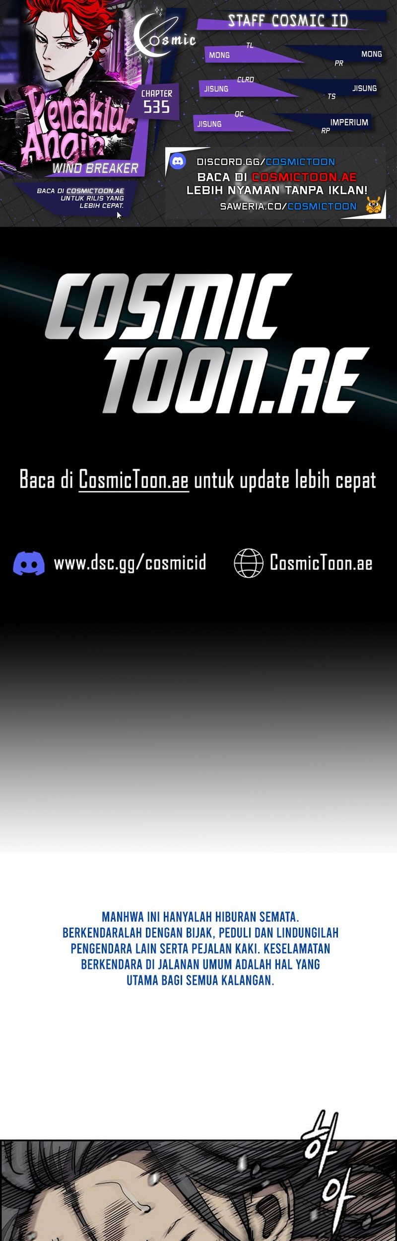 Baca Komik Wind Breaker Chapter 535 Gambar 1
