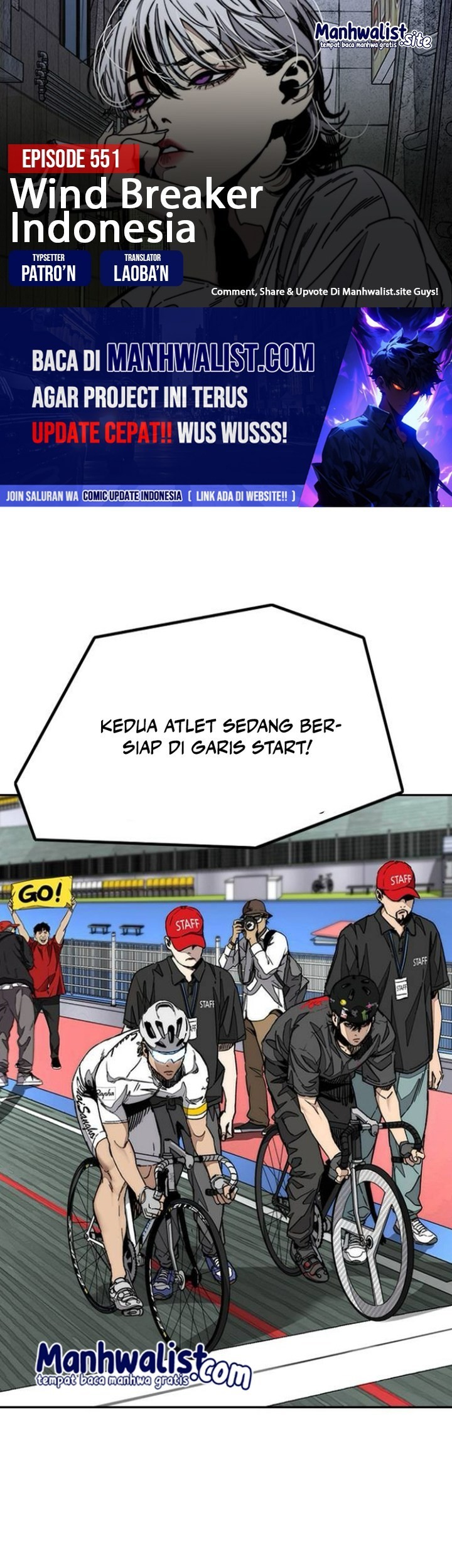 Baca Komik Wind Breaker Chapter 551 Gambar 1