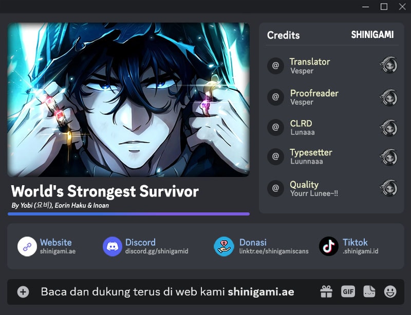 Baca Komik World's Strongest Survivor Chapter 2 Gambar 1