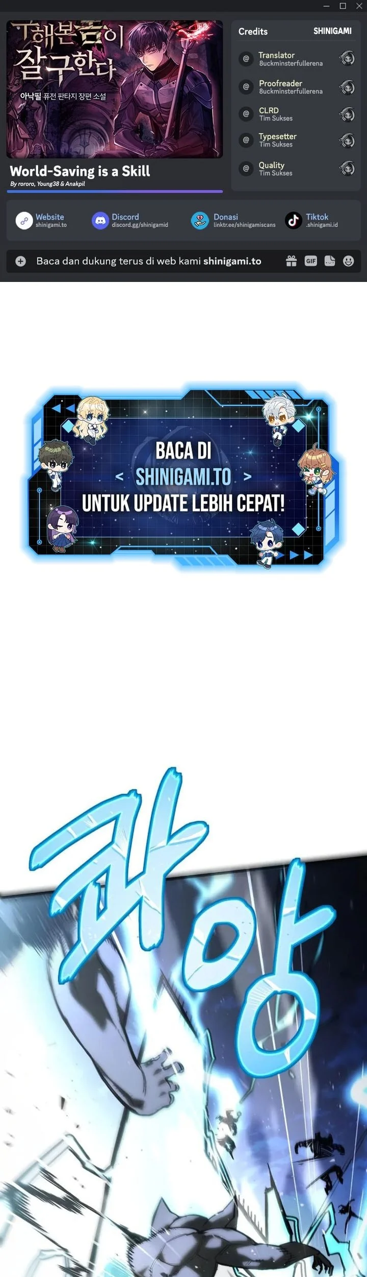 Komik World-Saving Is A Skill Chapter 7 gambar nomor 1