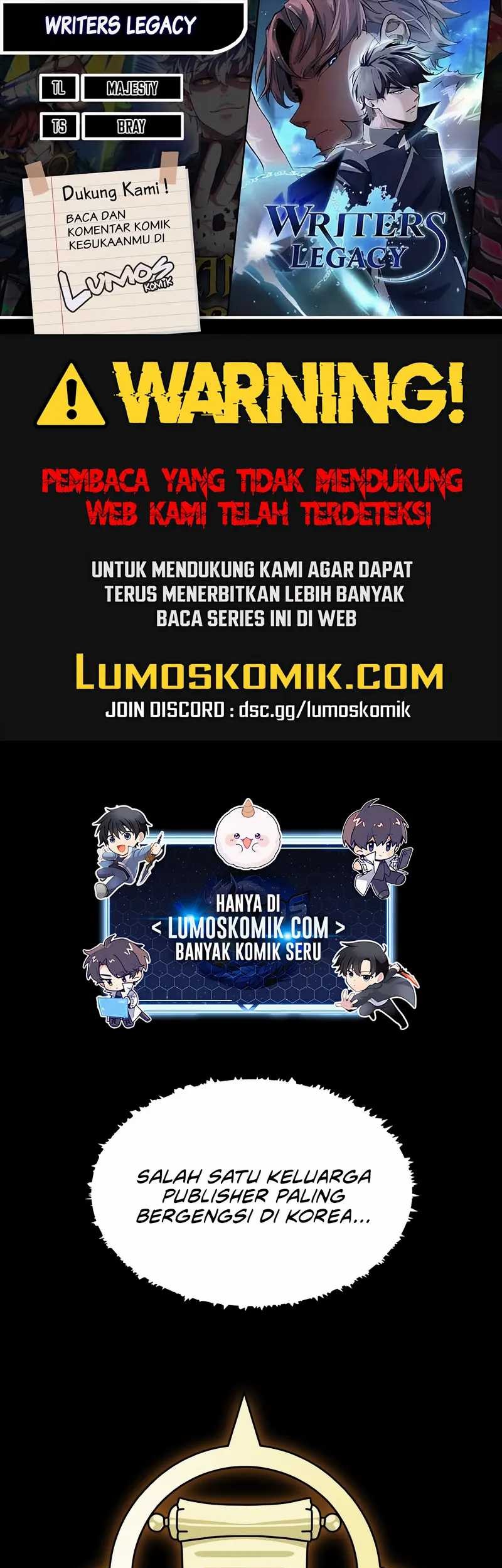 Baca Komik Writers Legacy Chapter 18 Gambar 1