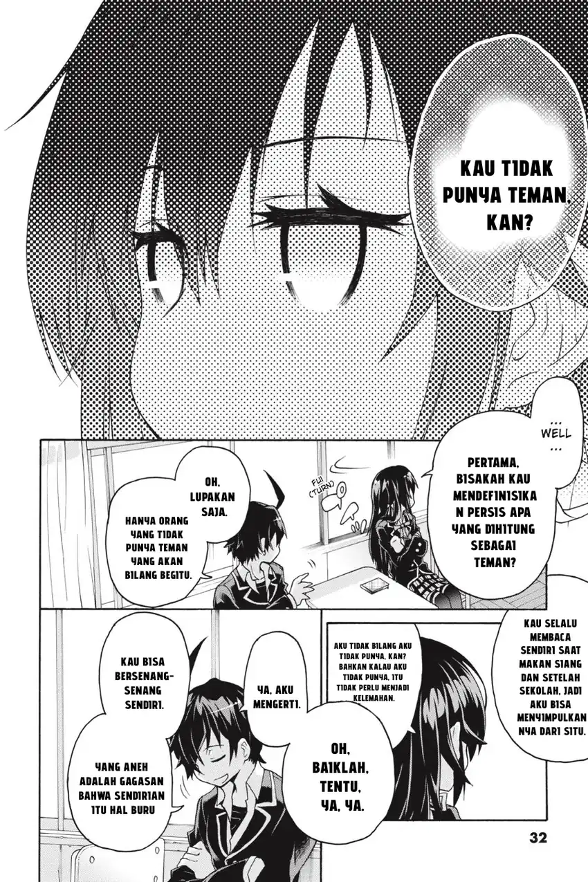 Yahari Ore no Seishun Love Come wa Machigatteiru @comic Chapter 1 Gambar 25