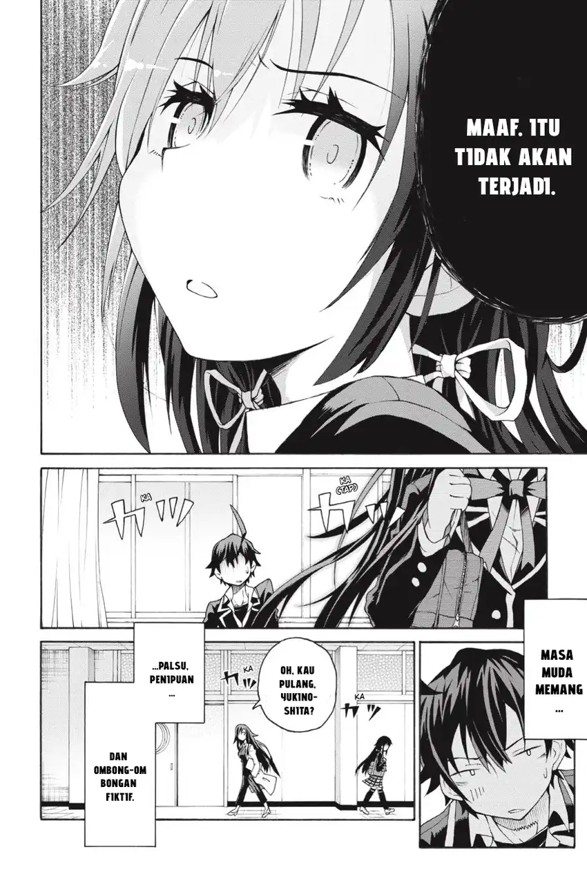 Yahari Ore no Seishun Love Come wa Machigatteiru @comic Chapter 1 Gambar 31