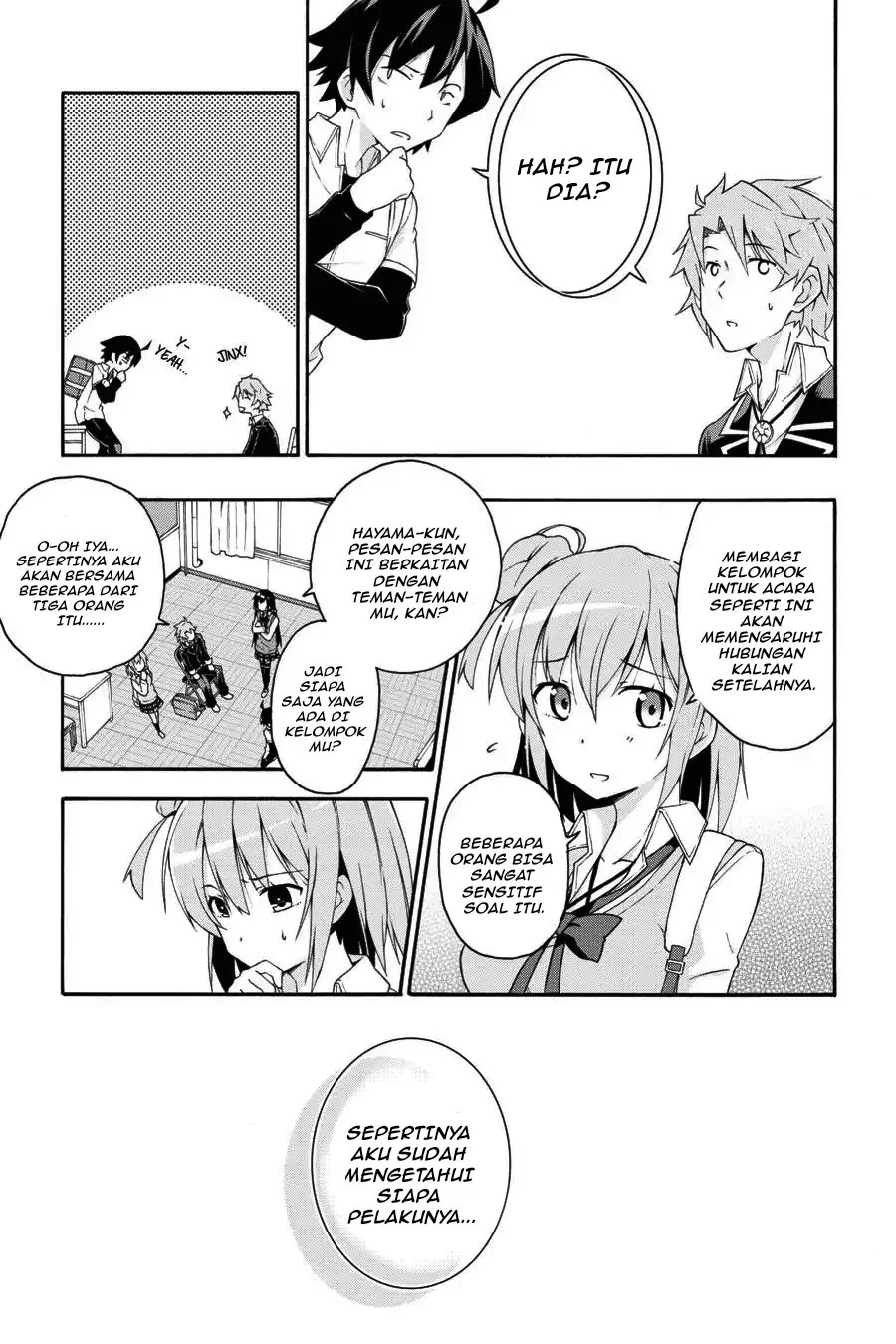 Yahari Ore no Seishun Love Come wa Machigatteiru @comic Chapter 10.1 Gambar 10
