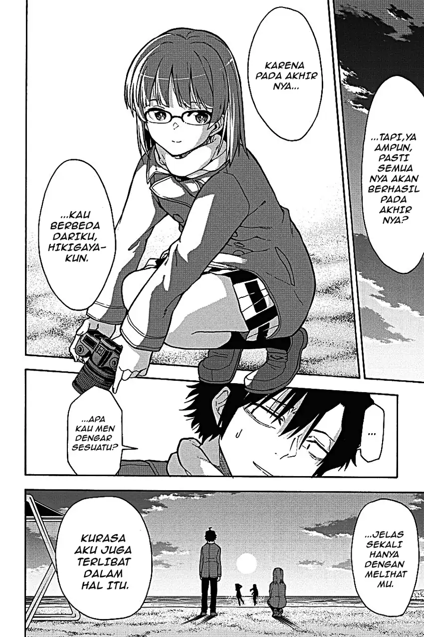 Yahari Ore no Seishun Love Come wa Machigatteiru @comic Chapter 100 Gambar 22