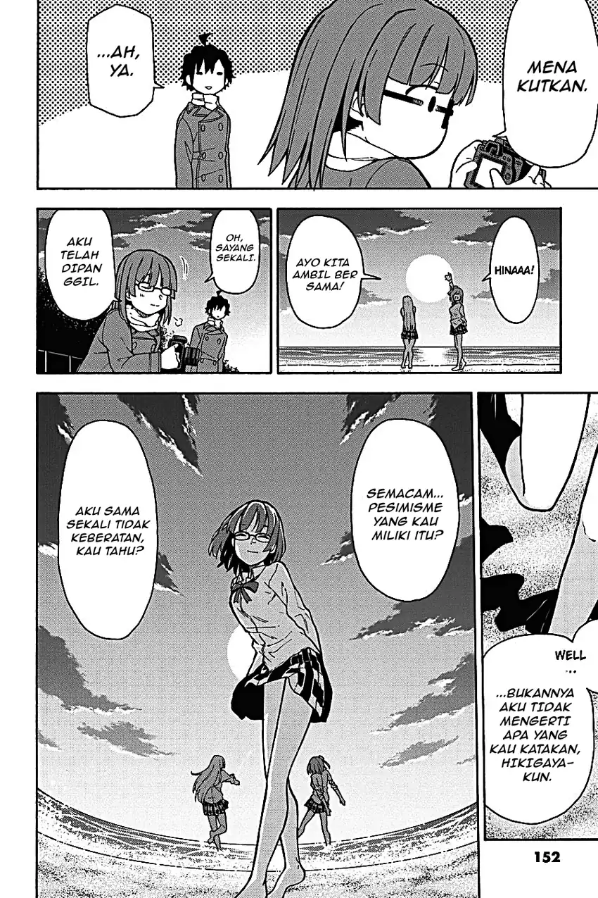 Yahari Ore no Seishun Love Come wa Machigatteiru @comic Chapter 100 Gambar 24
