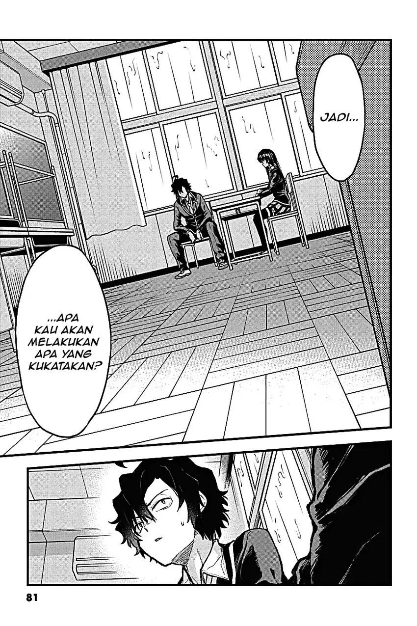 Yahari Ore no Seishun Love Come wa Machigatteiru @comic Chapter 102 Gambar 47