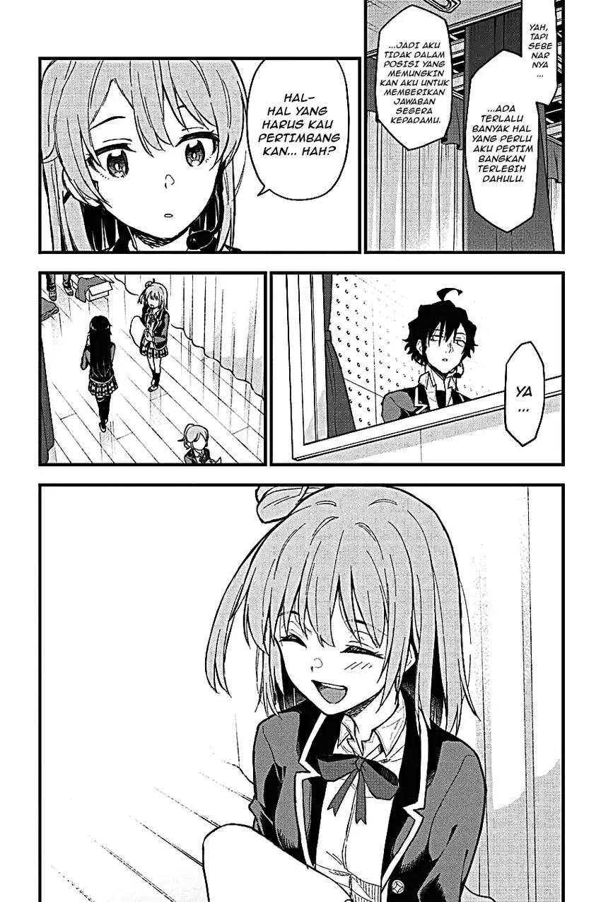 Yahari Ore no Seishun Love Come wa Machigatteiru @comic Chapter 106 Gambar 25