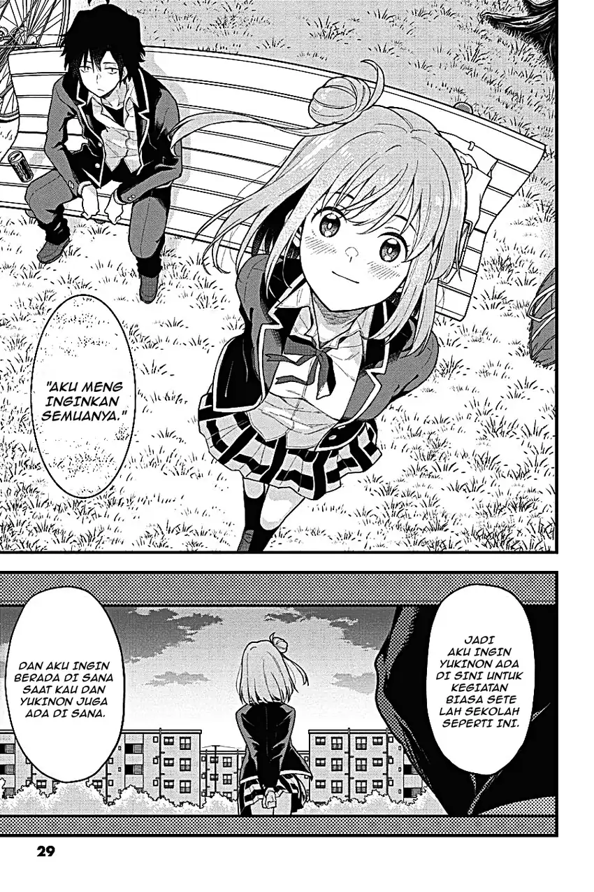 Yahari Ore no Seishun Love Come wa Machigatteiru @comic Chapter 109 Gambar 24