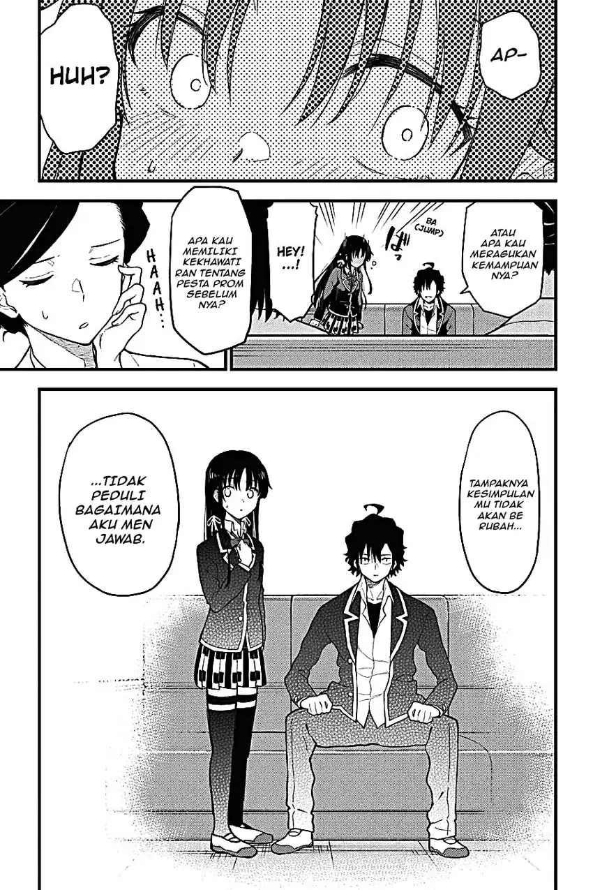Yahari Ore no Seishun Love Come wa Machigatteiru @comic Chapter 110 Gambar 23