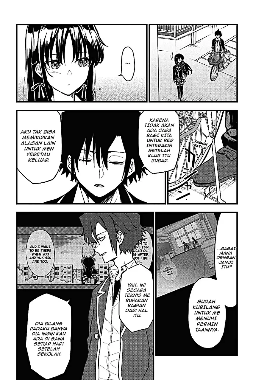 Yahari Ore no Seishun Love Come wa Machigatteiru @comic Chapter 111 Gambar 4