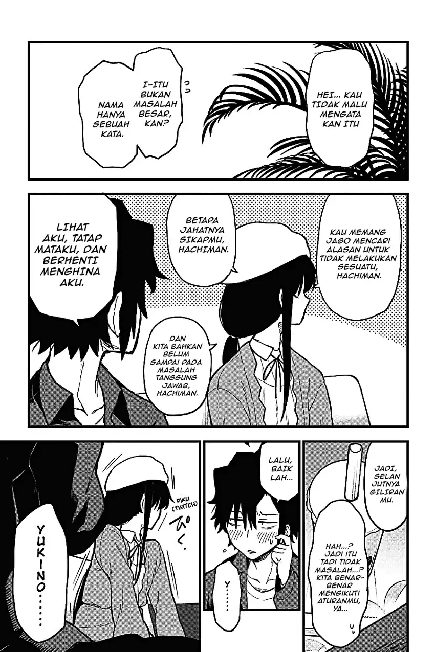 Yahari Ore no Seishun Love Come wa Machigatteiru @comic Chapter 112 Gambar 18