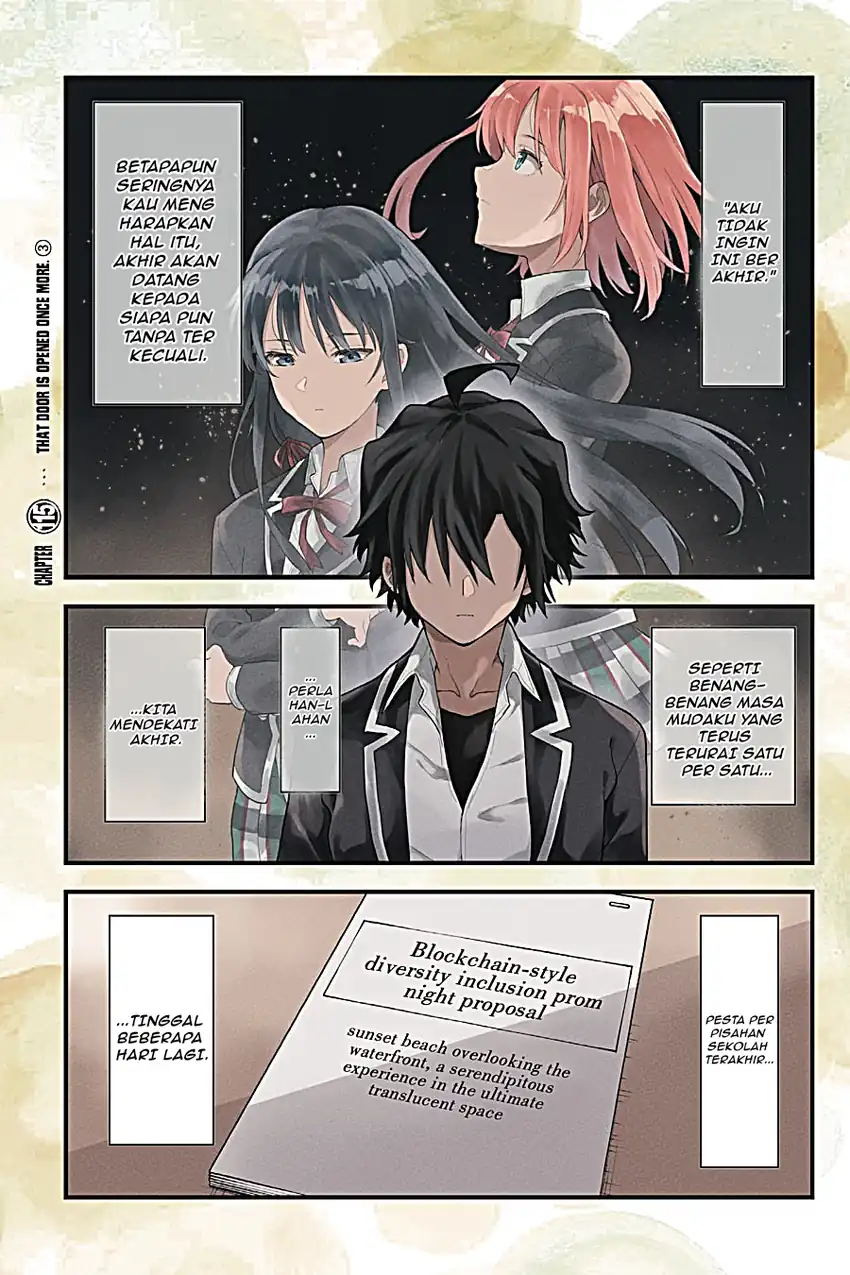 Komik Yahari Ore no Seishun Love Come wa Machigatteiru @comic Chapter 114 gambar 1