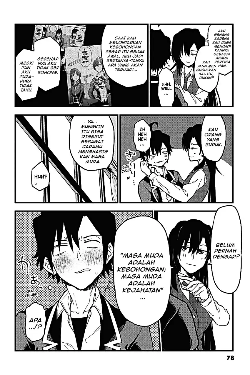 Yahari Ore no Seishun Love Come wa Machigatteiru @comic Chapter 116 Gambar 15