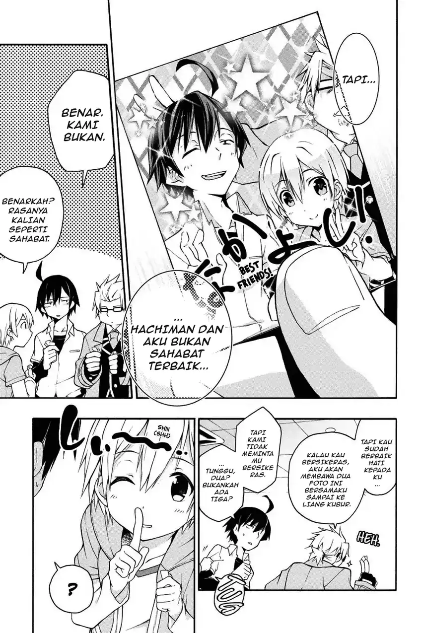 Yahari Ore no Seishun Love Come wa Machigatteiru @comic Chapter 14 Gambar 19
