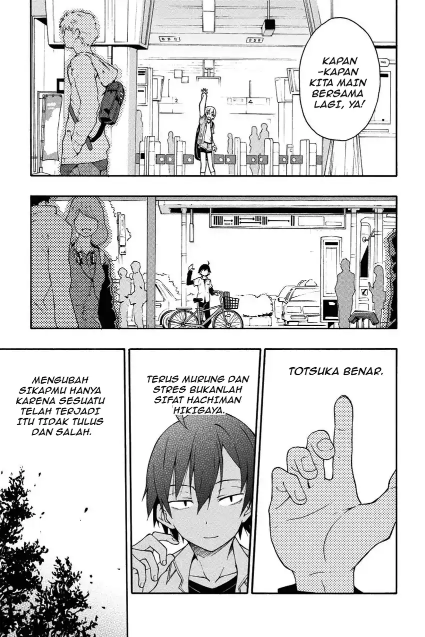Yahari Ore no Seishun Love Come wa Machigatteiru @comic Chapter 14 Gambar 25