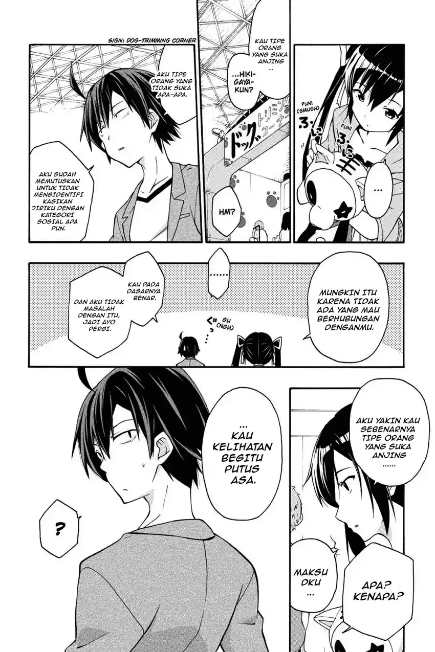 Yahari Ore no Seishun Love Come wa Machigatteiru @comic Chapter 15 Gambar 21