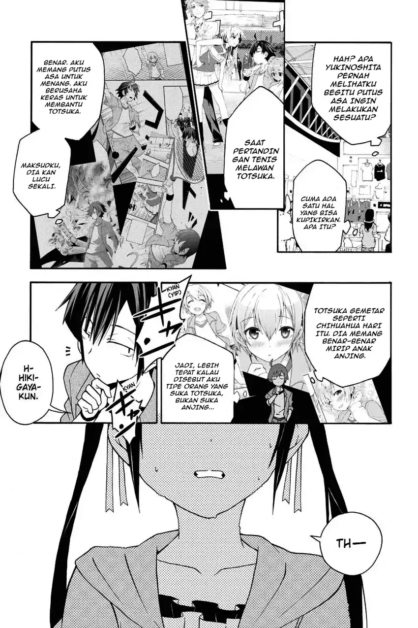 Yahari Ore no Seishun Love Come wa Machigatteiru @comic Chapter 15 Gambar 22