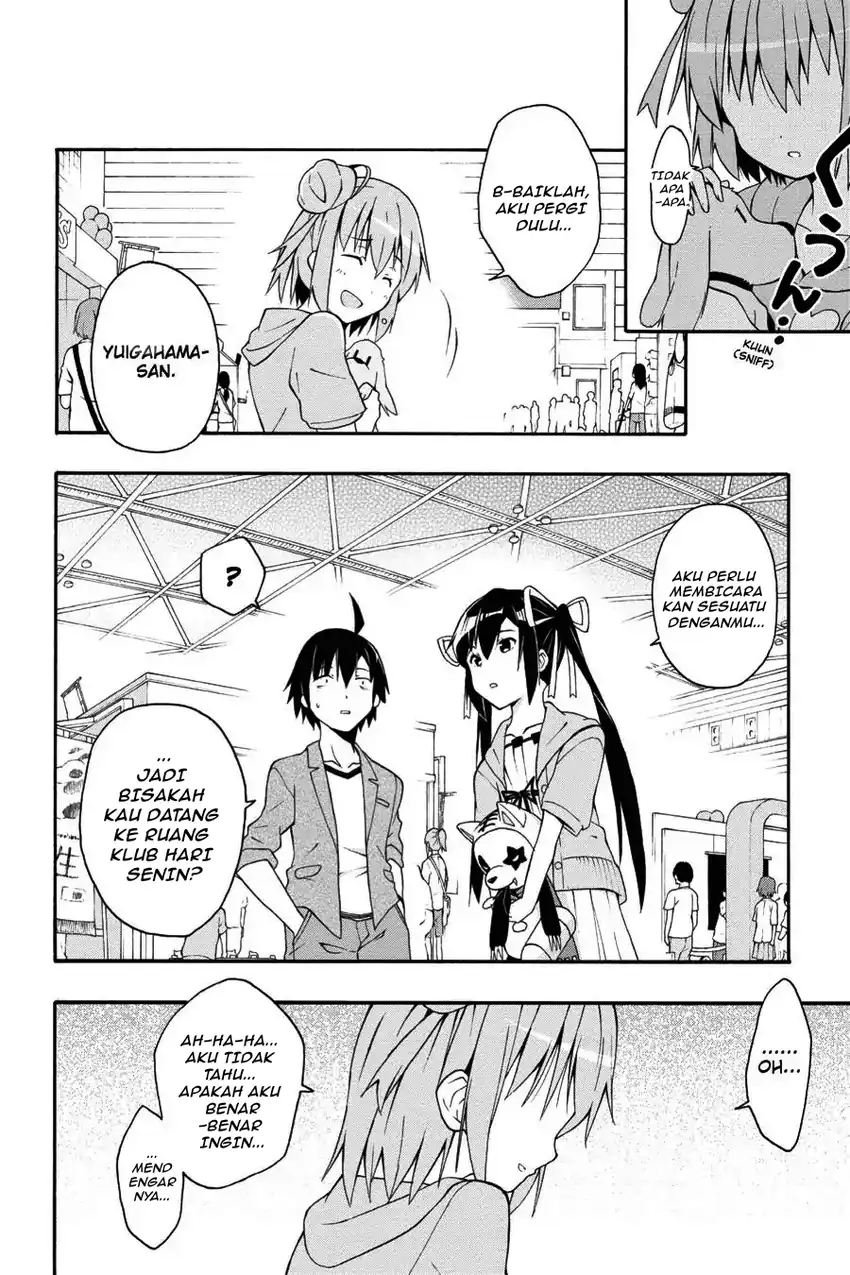 Yahari Ore no Seishun Love Come wa Machigatteiru @comic Chapter 15 Gambar 27