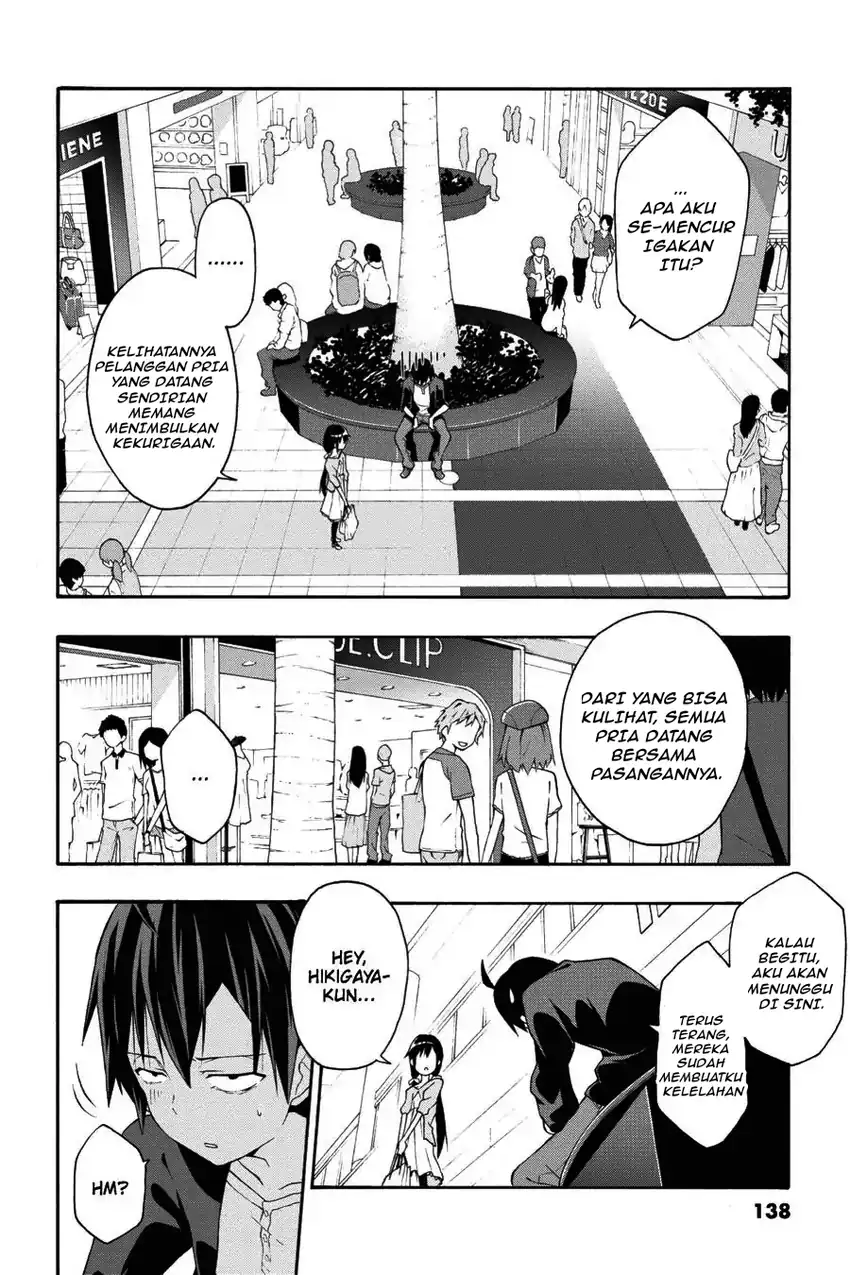 Yahari Ore no Seishun Love Come wa Machigatteiru @comic Chapter 16 Gambar 15