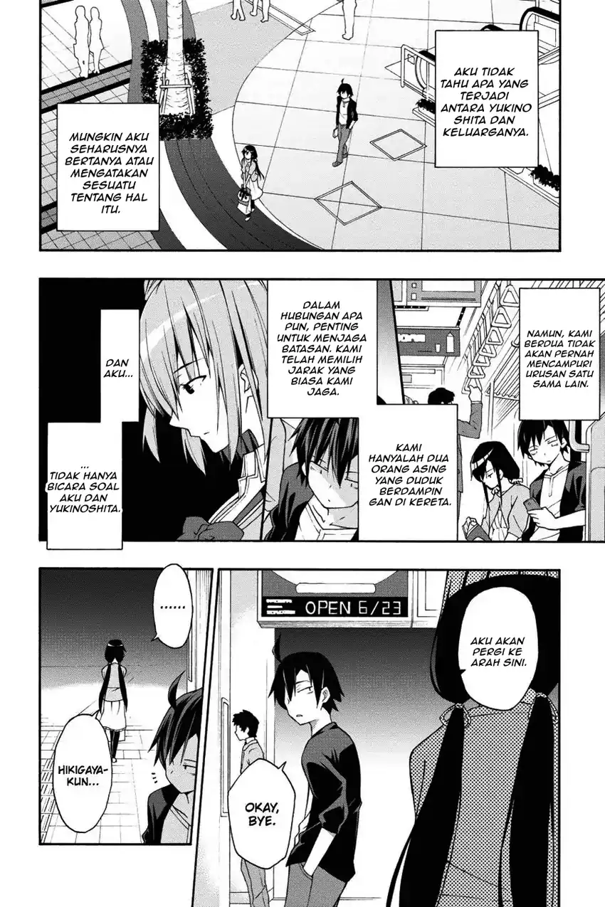 Yahari Ore no Seishun Love Come wa Machigatteiru @comic Chapter 17 Gambar 15