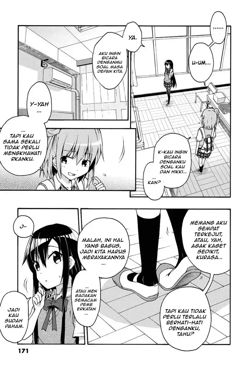 Yahari Ore no Seishun Love Come wa Machigatteiru @comic Chapter 17 Gambar 20