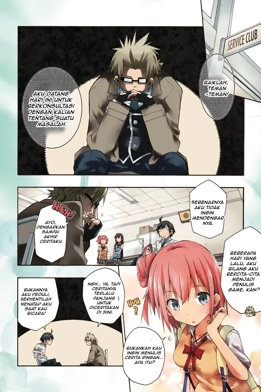 Manga Yahari Ore no Seishun Love Come wa Machigatteiru @comic Chapter 18 gambar 2