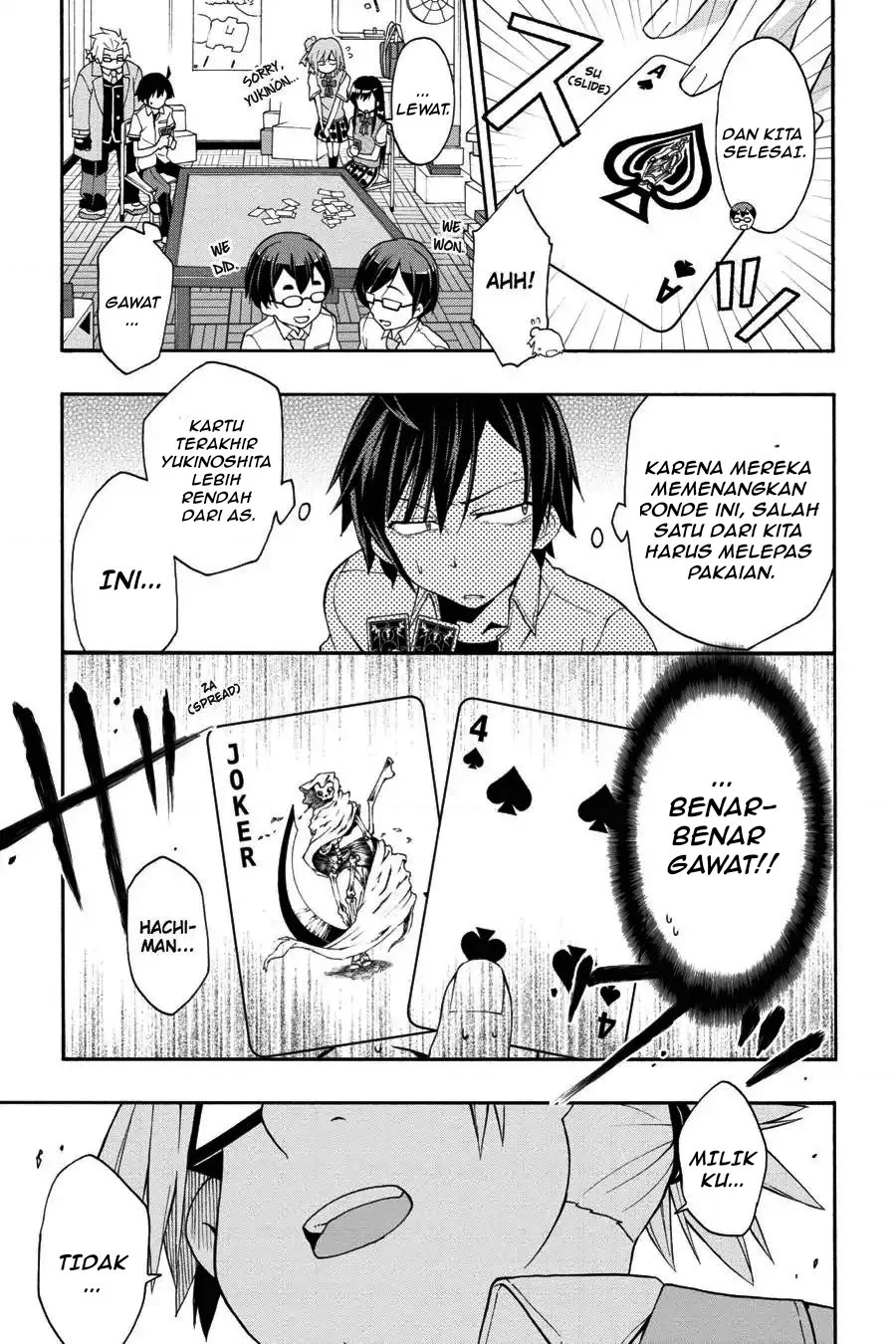 Yahari Ore no Seishun Love Come wa Machigatteiru @comic Chapter 18 Gambar 25