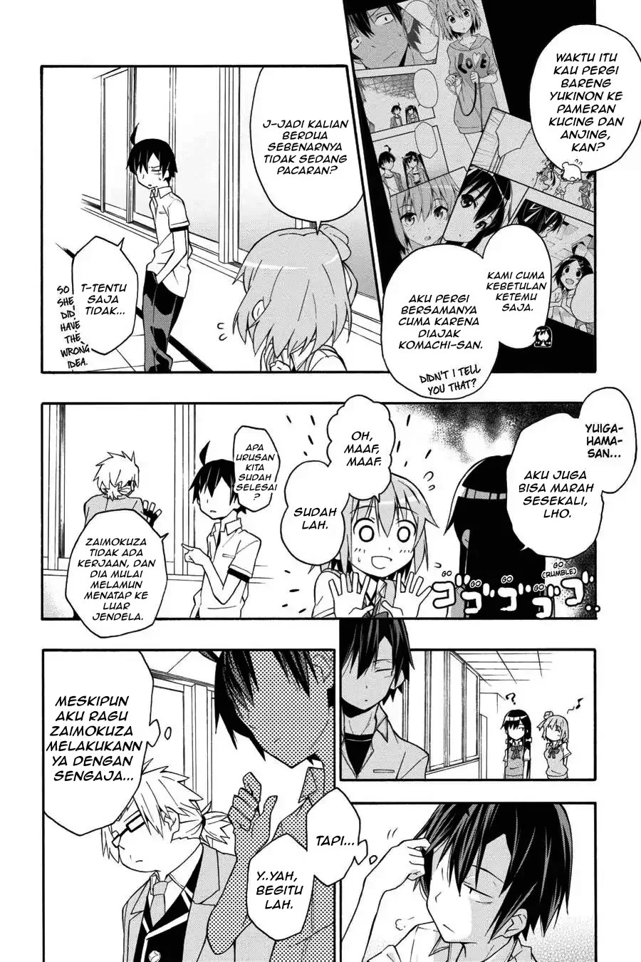 Yahari Ore no Seishun Love Come wa Machigatteiru @comic Chapter 18 Gambar 8