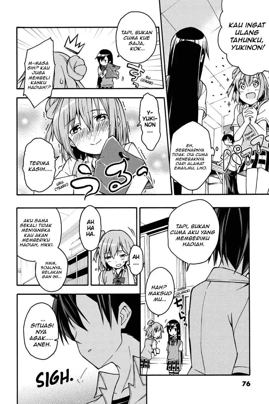 Yahari Ore no Seishun Love Come wa Machigatteiru @comic Chapter 19.2 Gambar 8