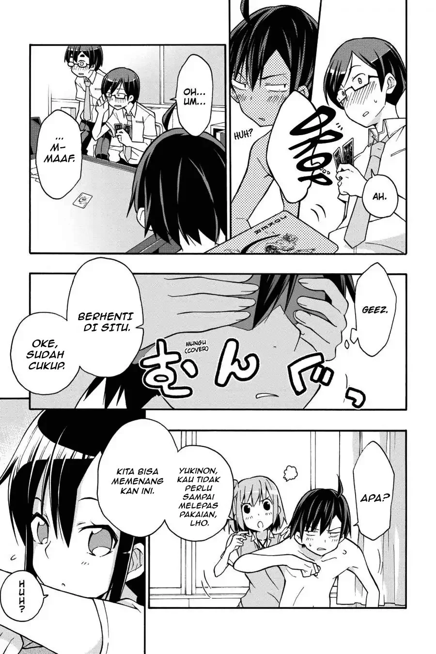 Yahari Ore no Seishun Love Come wa Machigatteiru @comic Chapter 19 Gambar 28