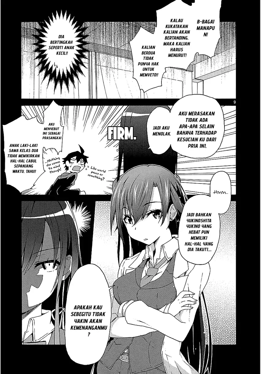 Yahari Ore no Seishun Love Come wa Machigatteiru @comic Chapter 2.1 Gambar 9