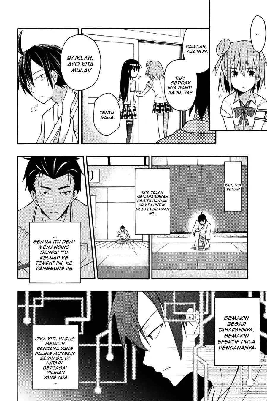 Yahari Ore no Seishun Love Come wa Machigatteiru @comic Chapter 21 Gambar 24