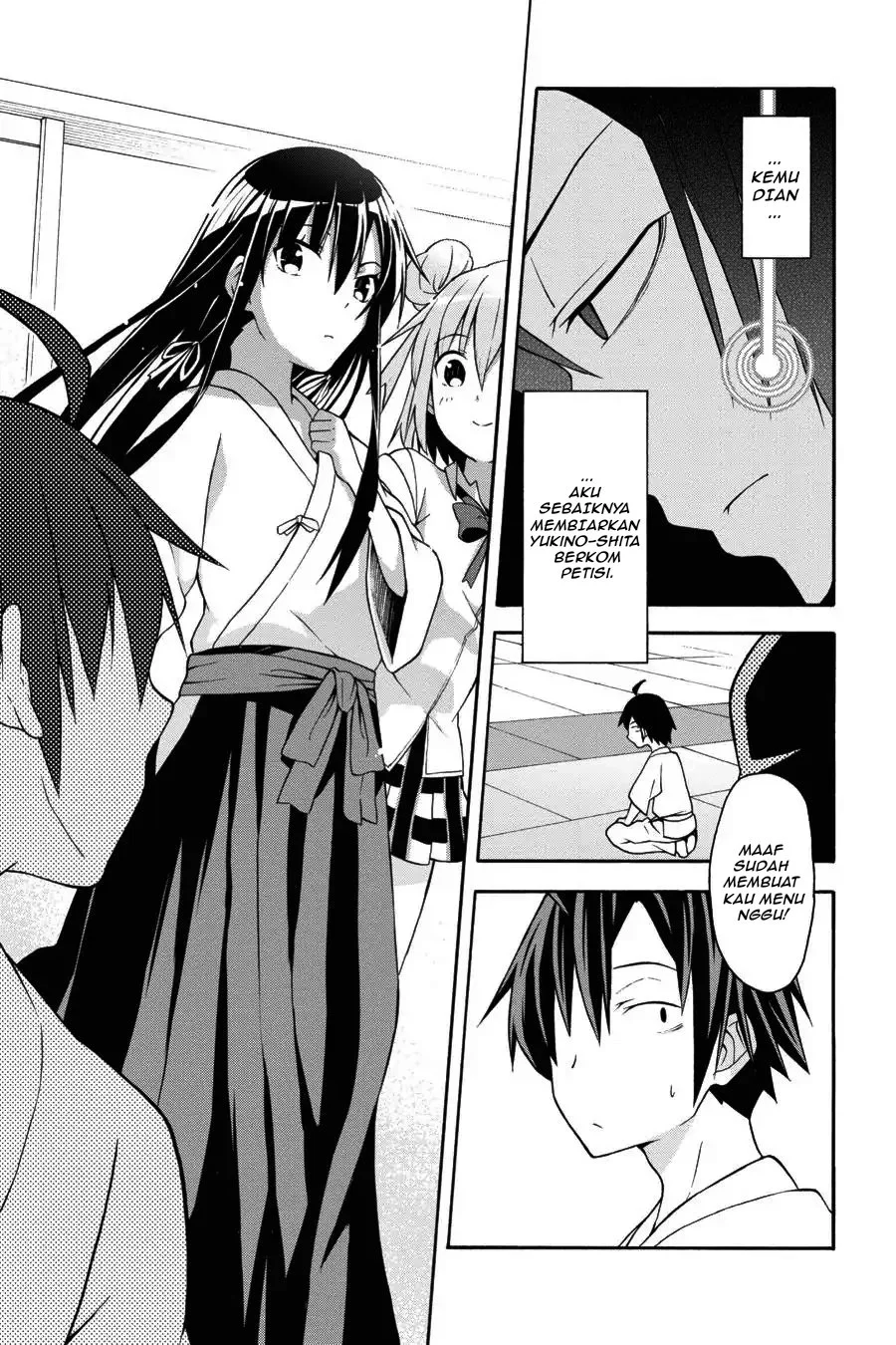 Yahari Ore no Seishun Love Come wa Machigatteiru @comic Chapter 21 Gambar 25