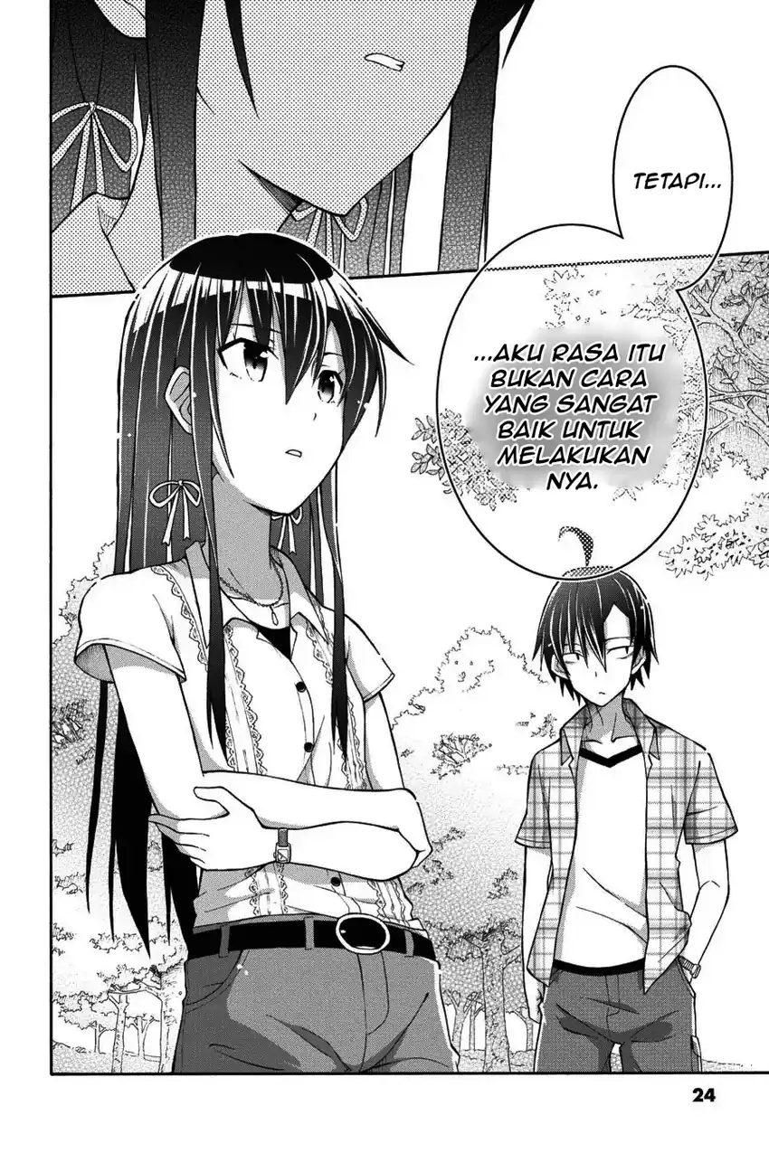 Yahari Ore no Seishun Love Come wa Machigatteiru @comic Chapter 23 Gambar 21