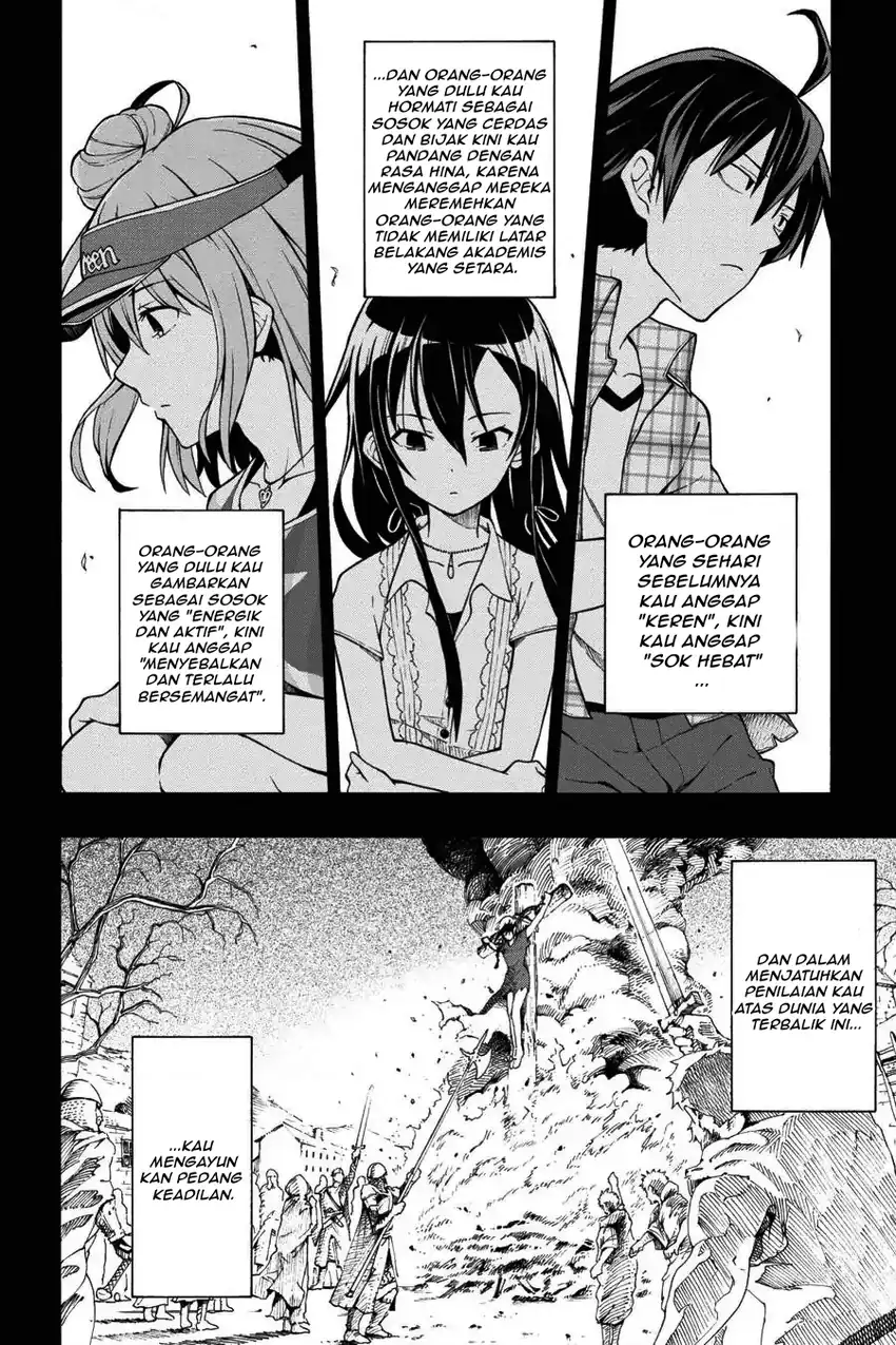 Yahari Ore no Seishun Love Come wa Machigatteiru @comic Chapter 24 Gambar 22