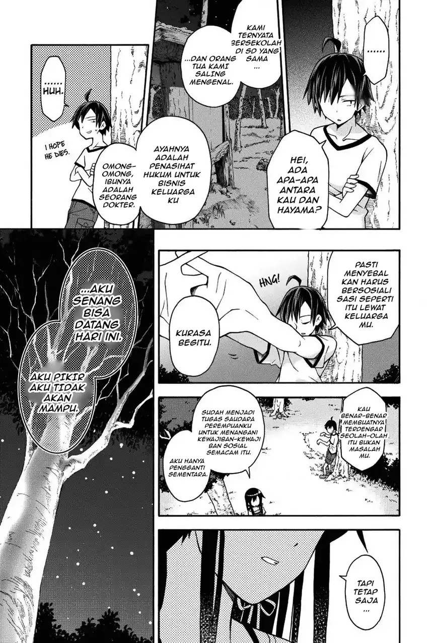 Yahari Ore no Seishun Love Come wa Machigatteiru @comic Chapter 25 Gambar 27