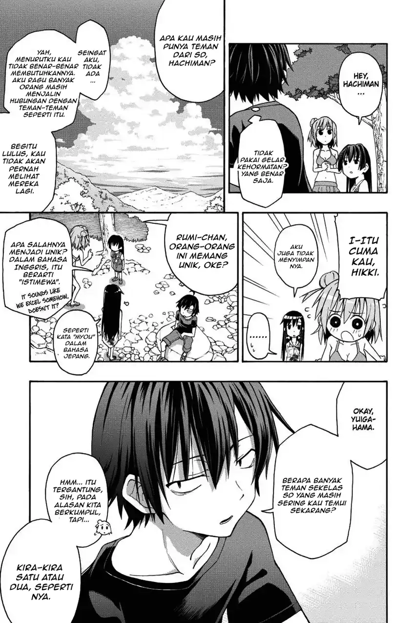 Yahari Ore no Seishun Love Come wa Machigatteiru @comic Chapter 26 Gambar 22