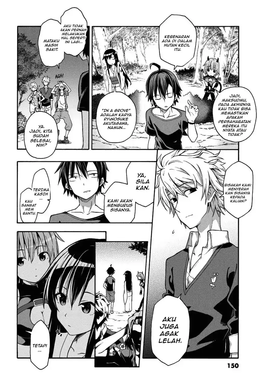 Yahari Ore no Seishun Love Come wa Machigatteiru @comic Chapter 27 Gambar 26