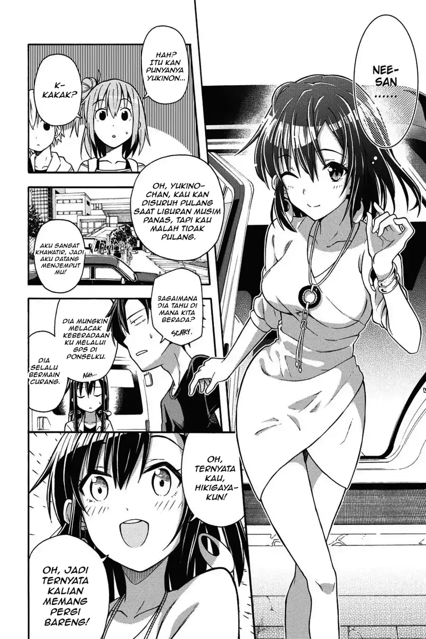 Yahari Ore no Seishun Love Come wa Machigatteiru @comic Chapter 28 Gambar 18