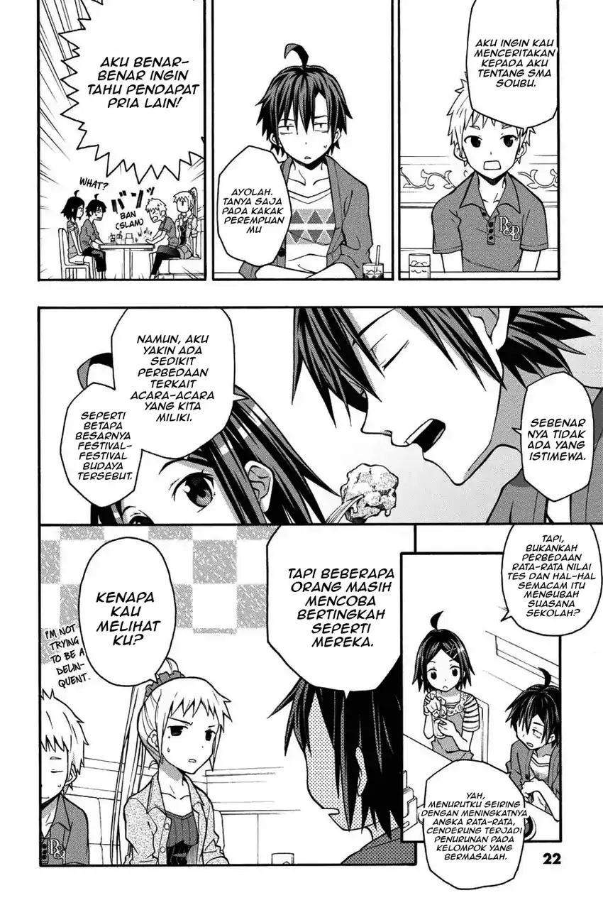 Yahari Ore no Seishun Love Come wa Machigatteiru @comic Chapter 29 Gambar 18