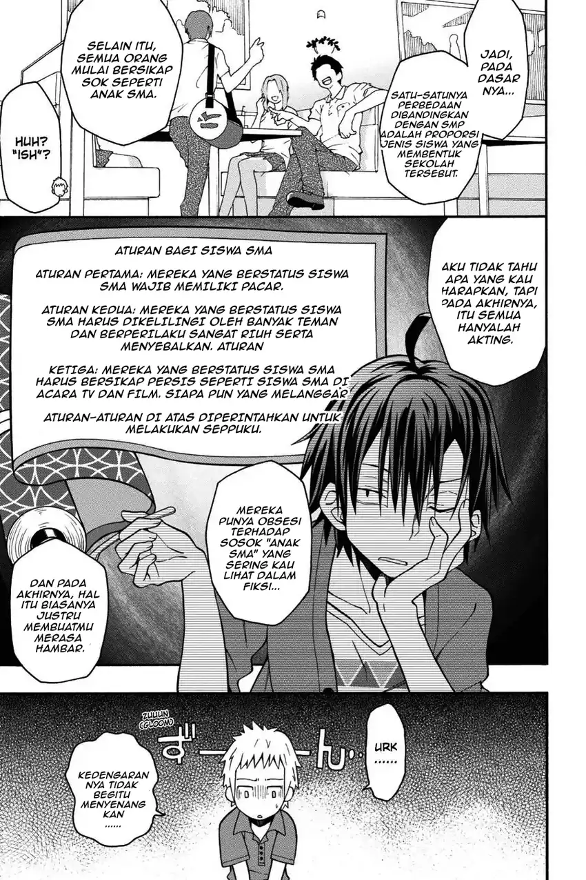 Yahari Ore no Seishun Love Come wa Machigatteiru @comic Chapter 29 Gambar 19