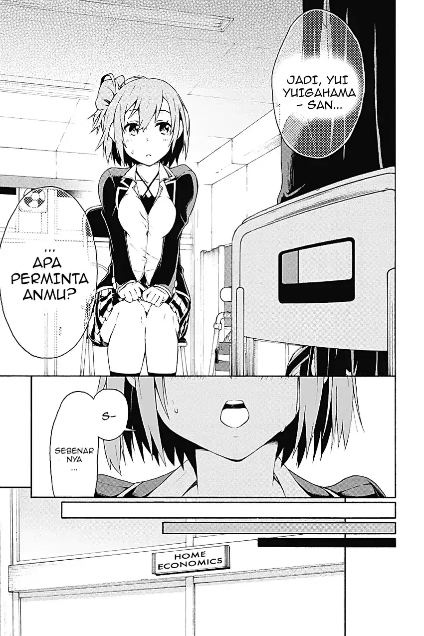 Yahari Ore no Seishun Love Come wa Machigatteiru @comic Chapter 3.1 Gambar 9