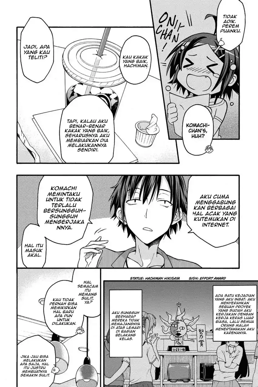 Yahari Ore no Seishun Love Come wa Machigatteiru @comic Chapter 30 Gambar 21