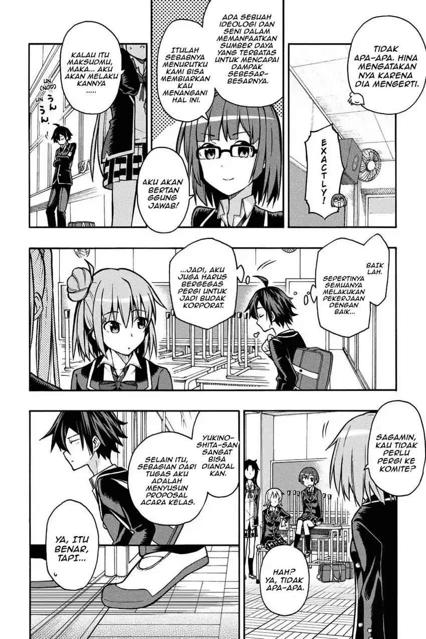 Yahari Ore no Seishun Love Come wa Machigatteiru @comic Chapter 36 Gambar 20