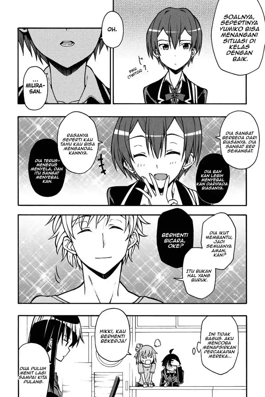 Yahari Ore no Seishun Love Come wa Machigatteiru @comic Chapter 37 Gambar 18
