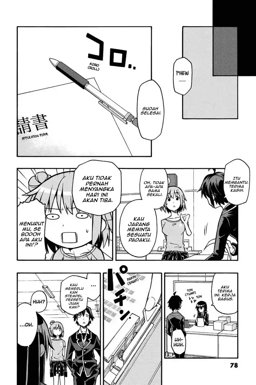Yahari Ore no Seishun Love Come wa Machigatteiru @comic Chapter 37 Gambar 20