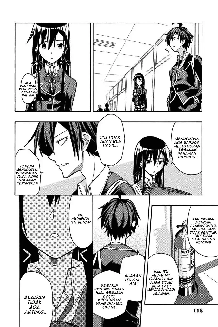 Yahari Ore no Seishun Love Come wa Machigatteiru @comic Chapter 38 Gambar 34